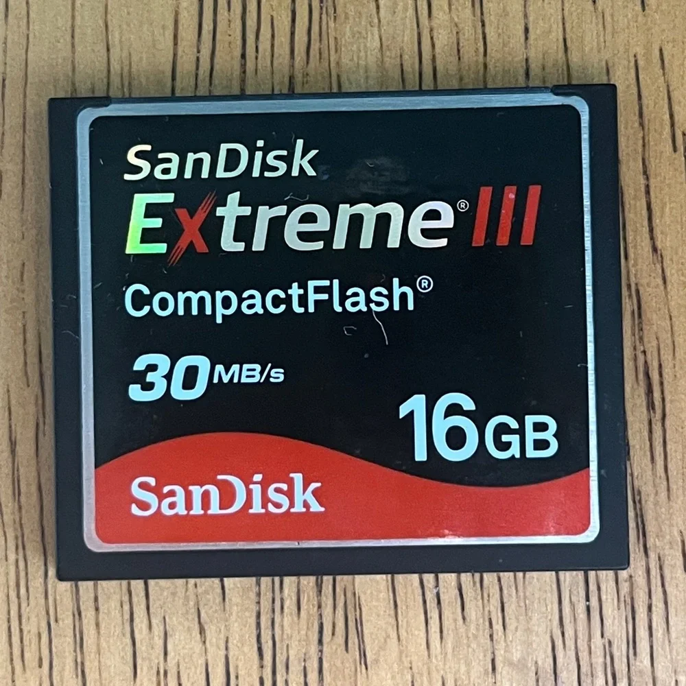Sandisk Extreme III 16gb CF card